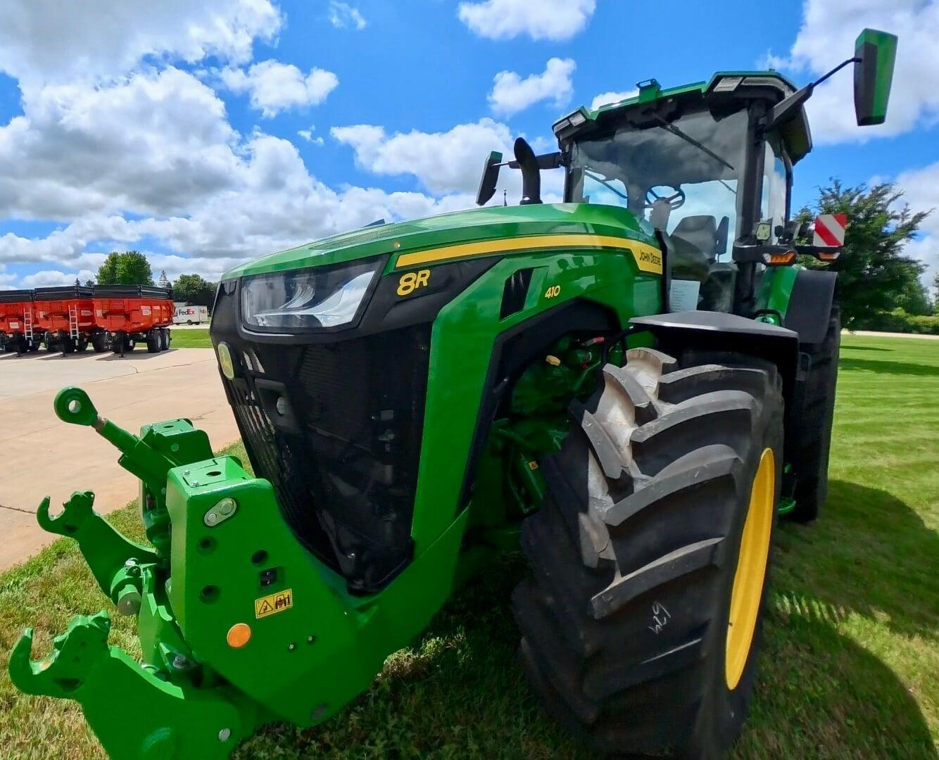 Green tractor